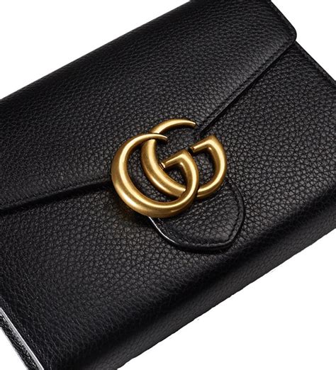 gucci wallet with silver gg|gucci wearable wallet.